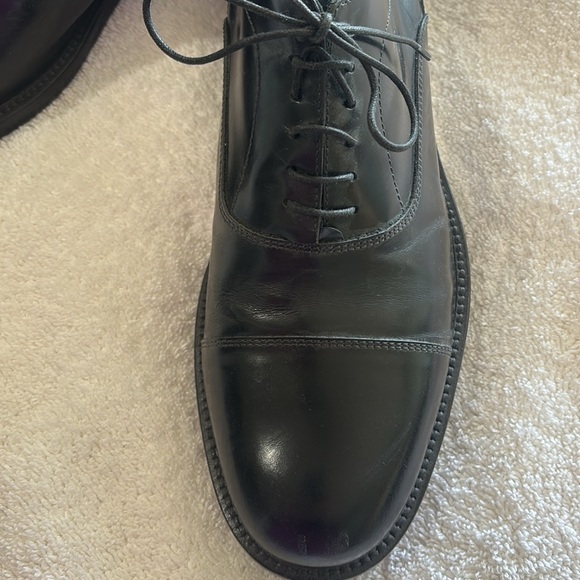 Theory Leather Black Oxfords size 8.5 - Picture 2 of 8